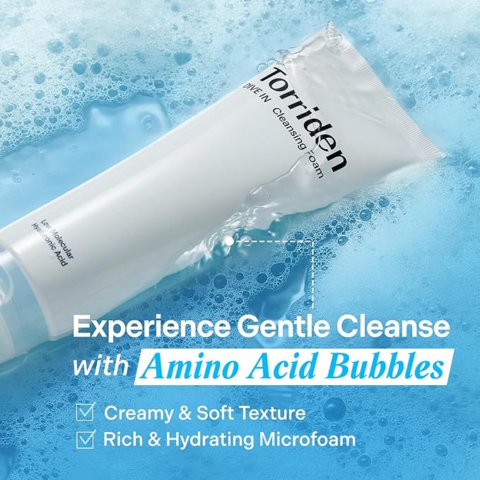 Torriden DIVE-IN Low Molecular Hyaluronic Acid Cleansing Foam 150ml