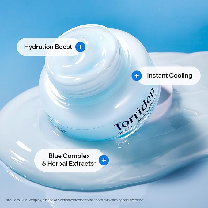 Torriden Dive-In Low Molecular Hyaluronic Acid Soothing Cream 100ml