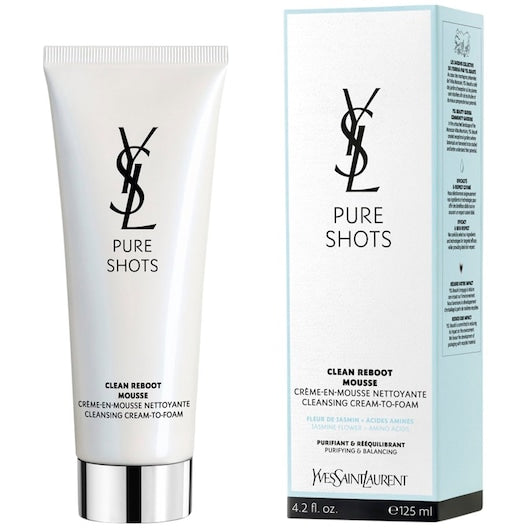 YSL Yves Saint Laurent Pure Shots Clean Reboot Mousse Cleanser 125ml