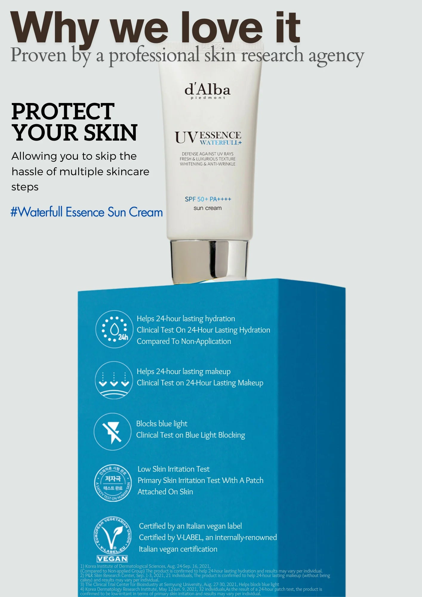 d'Alba Waterfull Essence Sun Cream 50ml