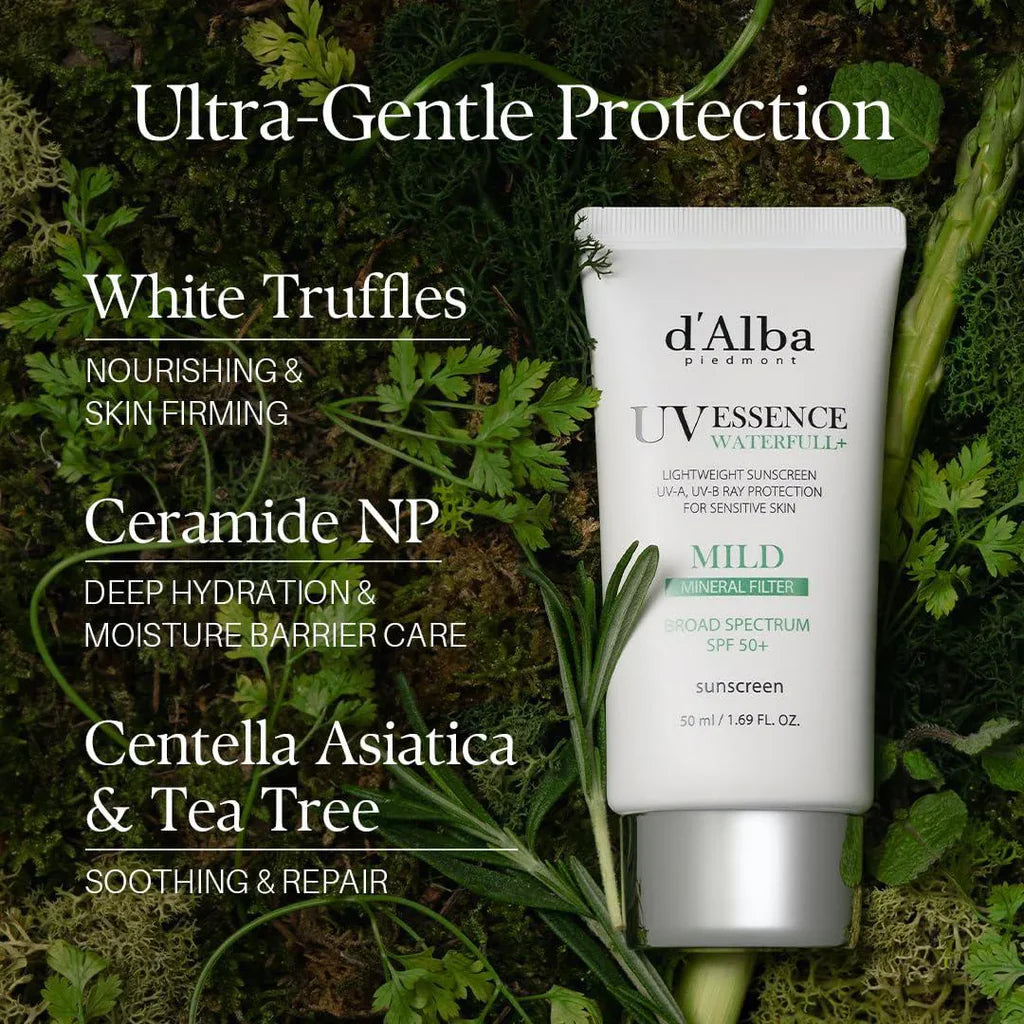 d'Alba Waterfull Mild Sun Cream 50mL