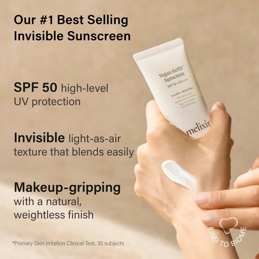 Melixir - Vegan Airfit Sunscreen SPF50 PA++++50ml