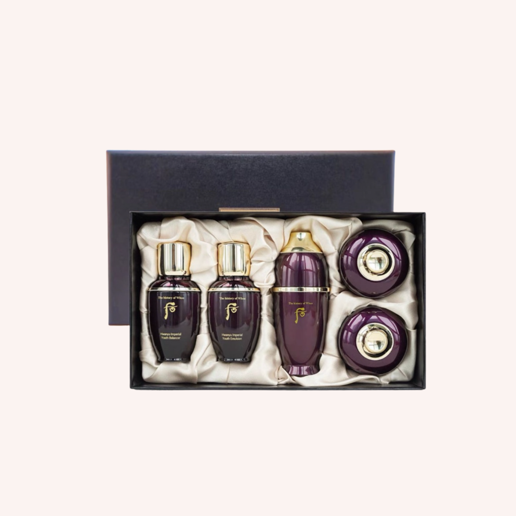 The Whoo Hwanyu Imperial Youth Special 5pcs Set | Complete Anti-Aging Skincare Collection